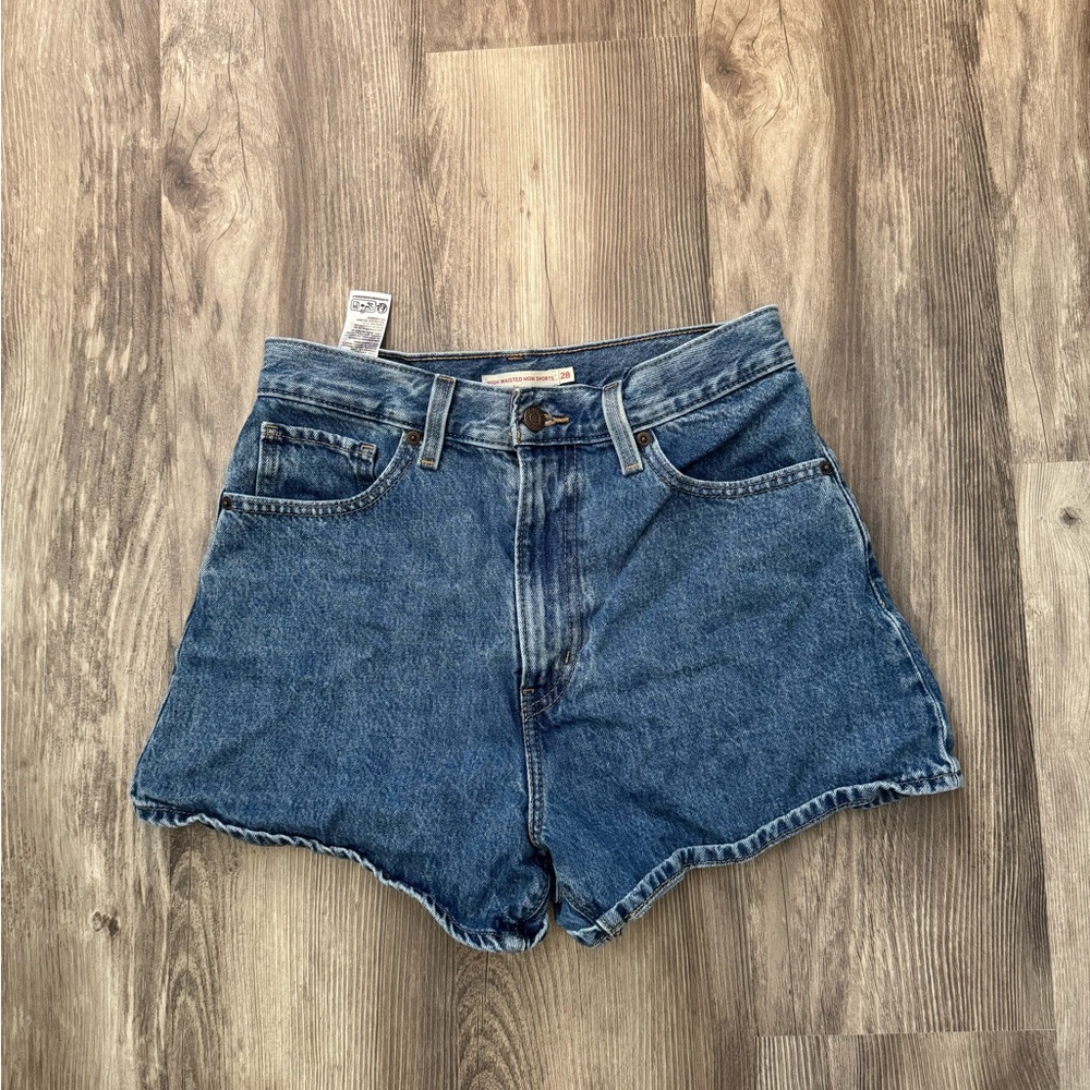 Levi’s High Waisted Mom Jean Shorts